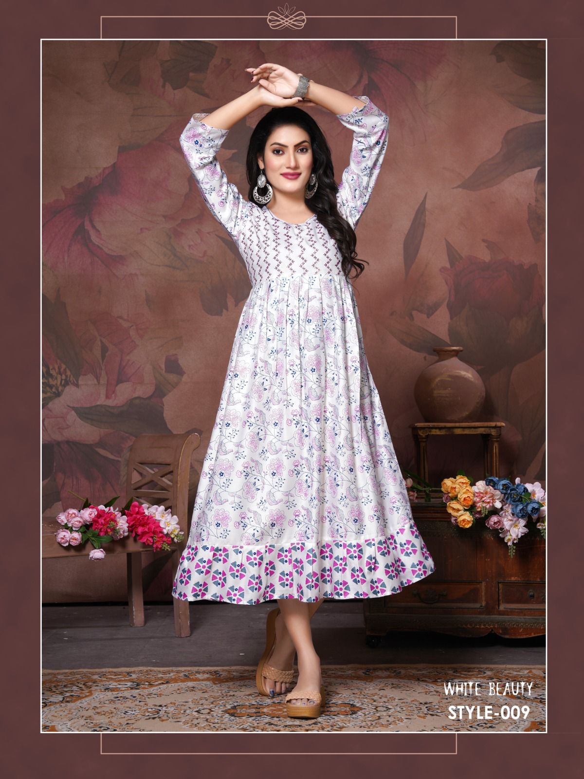 Trendy 2024 anarkali kurtis